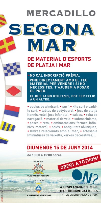 Cartel para Feria de productos Náuticos.